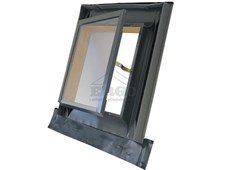 ERGO Střešní vikýř 60×60 – univerzální s otevíráním do boku - antracit