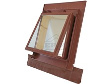 ERGO Střešní vikýř 2000-UNIVERZÁLNÍ OKNO - červenohnědá ERGO Střešní vikýř 2000-UNIVERZÁLNÍ OKNO - červenohnědá