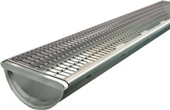 DARIFIX okapový lapač nečistot 173x1000 mm - ochrana před listím, šedá<br/>