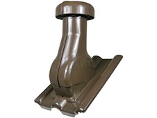 ERGO Odvětrávací komplet pro BETONPRES, BRAMAC CLASSIC, KM BETA, BESK - tmavě hnědá