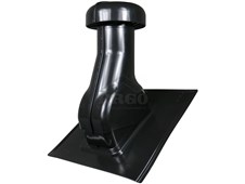 ERGO Odvětrávací komplet pro BŘIDLICI, ŠINDEL, BRAMAC TEGALIT - černý