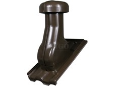 ERGO Odvětrávací komplet pro TONDACH FRANCOUZSKÁ 12, HRANICE 11, UNIVERZÁL 12 - tm.hnědý