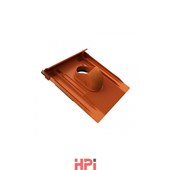 HPI Venduct UNI střešní průchodka prům. 100mm s prodlouženou krycí manažetou - červená