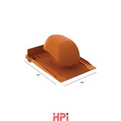 HPI UNI odvětrávací set průměr 150mm s prodlouženou manžetou - antracit