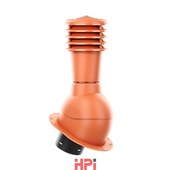 HPI Odvětrávací set prům. 125/110 - pro šindel a rovné plech. krytiny - cihlově červená