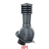 HPI Odvětrávací set prům. 125/110mm- vysoký profil -pro plech.tvarované krytiny - antracit
