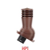 HPI Odvětrávací set prům. 150mm - vysoký profil - pro plech. tvarované krytiny - hnědý