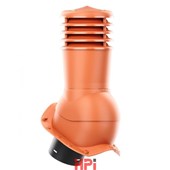 HPI Odvětrávací set prům. 150mm - nejvyšší profil - pro plech.tvarované krytiny - červená