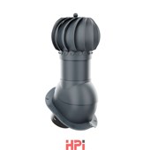 HPI Rotační odvětr. set prům.150mm - nízký profil - pro plech.tvarované krytiny - antracit