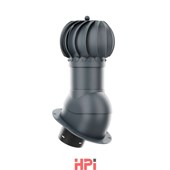 HPI Rotační odvětr. set prům.150mm - pro šindel a rovné plechové krytiny - antracit HPI Rotační odvětr. set prům.150mm - pro šindel a rovné plechové krytiny - antracit
