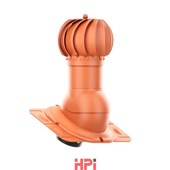 HPI Rotační odvětr.set prům.150mm - univerzální - pro trapézové krytiny - červená