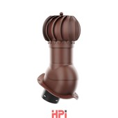 HPI Rotační odvětr.set prům.150mm - vysoký profil - pro plech.tvarované krytiny - hnědá HPI Rotační odvětr.set prům.150mm - vysoký profil - pro plech.tvarované krytiny - hnědá