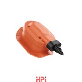 HPI Solární prostup - set nízký profil - pro plech. tvarované krytiny - červená