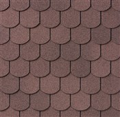 IKO klasické šindele NUMBER ONE Biber 07 - Podvojná Hnědá