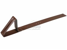 ERGO Protisněhový hák A-420 – MATNÝ pro šindele, šablony - červenohnědá