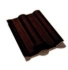 BESK EXTRA matná Taška sněhová tmavě hnědá