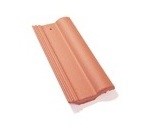 BESK SUPER lesklá Taška půlená cihlově červená