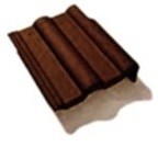 BESK EXTRA matná Taška krajová pravá tmavě hnědá