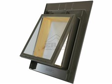 ERGO Střešní vikýř 2000 – např. pro Břidlice/Bitumenšindel - tmavě hnědá