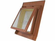 ERGO Střešní vikýř 2000 – např. pro Bobrovka, Bramac Tegalit - tmavě hnědá