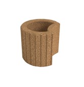 DITON Svahová tvárnice DELTA malá okrová DITON Svahová tvárnice DELTA malá okrová