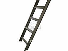 ERGO Střešní žebřík 195 cm – tmavě hnědá