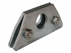 ERGO Jednoděrový držák pro 3 metrové protis.tyče - falc. plech - POZINK ERGO Jednoděrový držák pro 3 metrové protis.tyče - falc. plech - POZINK