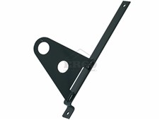 ERGO Dvouděrový držák – pro profilovanou plechovou krytinu – výška profilu 2 cm - černá ERGO Dvouděrový držák – pro profilovanou plechovou krytinu – výška profilu 2 cm - černá