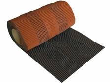 ERGO Hřebenový a nárožní pás – CELOOLOVĚNÝ - šíře 280mm  tmavě hnědá/cihlově červená