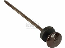 ERGO Hřebík s kloboučkovou hlavou tmavě hnědá