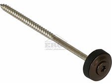 ERGO Vrut s kloboučkovou hlavou TORX 25 - 5 x 115 mm - tmavě hnědá