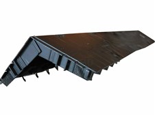 ERGO Hřebenový odvětrávací pás plastový 1,2m černý