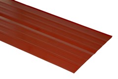 HPI Pás úžlabí hliník lakovaný podélně profilovaný 2000/500mm hnědý +6ks příchytek zdarma HPI Pás úžlabí hliník lakovaný podélně profilovaný 2000/500mm hnědý +6ks příchytek zdarma