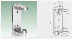 JAP Nerezová Pata sloupku boční hranatá, AISI 304