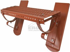 ERGO Stoupací komplet pro bobrovku – rošt 25 x 80 cm - cihlově červená ERGO Stoupací komplet pro bobrovku – rošt 25 x 80 cm - cihlově červená