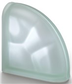 LUXFERY - Luxfera Pegasus Curved Terminal O Sat Verde, s vlnkou, satin