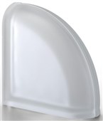 LUXFERY - Luxfera Pegasus Curved Terminal T Sat Neutro, rovná, satin