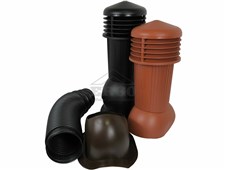 ERGO Odvětrávací komplet pro PROFIL.PLECH. KRYTINU – SYMETRICKÝ profil vln -cih.červená