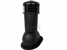 ERGO Odvětrávací komplet pro NEPROFILOVANOU PLECHOVOU krytinu - černá