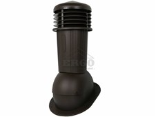 ERGO Odvětrávací komplet pro NEPROFILOVANOU PLECHOVOU krytinu - tmavě hnědá