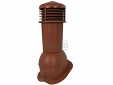 ERGO Odvětrávací komplet pro PROFIL.PLECH. KRYTINU – ASYMETRICKÝ profil vln -cih.červená