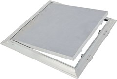 Revizní dvířka AKUSTICKÁ 31dB do zdiva 500/500/12,5 GKB se speciálním US zámkem