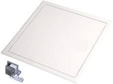 Revizní dvířka SOFTLINE do SDK konstrukcí i zdiva 600/600  plechová bílá, zámek US