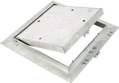 Revizní dvířka KLASIK do SDK konstrukcí 300/300/15 GKB se zámkem CZ (pérko)