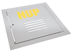 Revizní dvířka PLECHOVÁ HUP 300/300 zámek klička