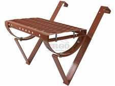 ERGO Stoupací komplet – rovný k zavěšení, rošt 40 cm - cihlově červená