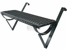 ERGO Stoupací komplet – rovný k zavěšení, rošt 80 cm - antracit