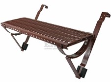 ERGO Stoupací komplet – univerzální k zavěšení, rošt 80 cm - červenohnědá