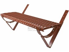 ERGO Stoupací komplet – rovný, rošt 80 cm - cihlově červená