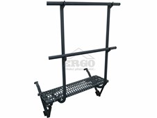 ERGO Stoupací komplet univerzální k zavěšení se zábradlím – rovný - červenohnědá